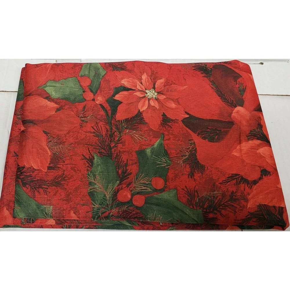 Printed Linen Tablecloth 60